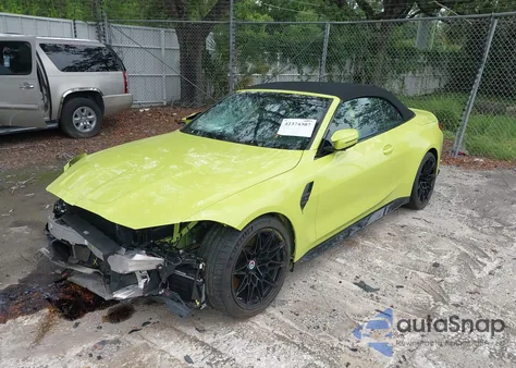 2022 BMW M4 Competition xDrive из США, поврежденный, VIN WBS33BA09NCK69031